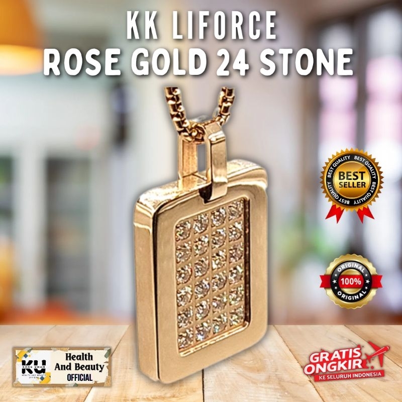 Kalung KK Liforce Rose Gold 24 Stone