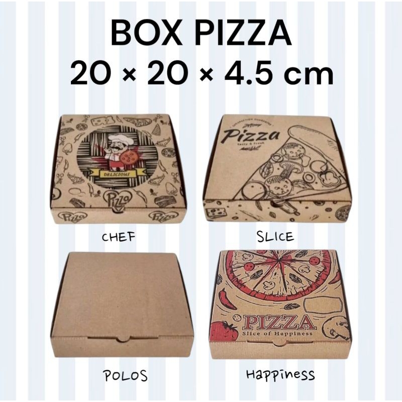 

(MIN ORDER 25 PCS) DUS PIZZA 20x20 / BOX PIZZA / KOTAK PIZZA