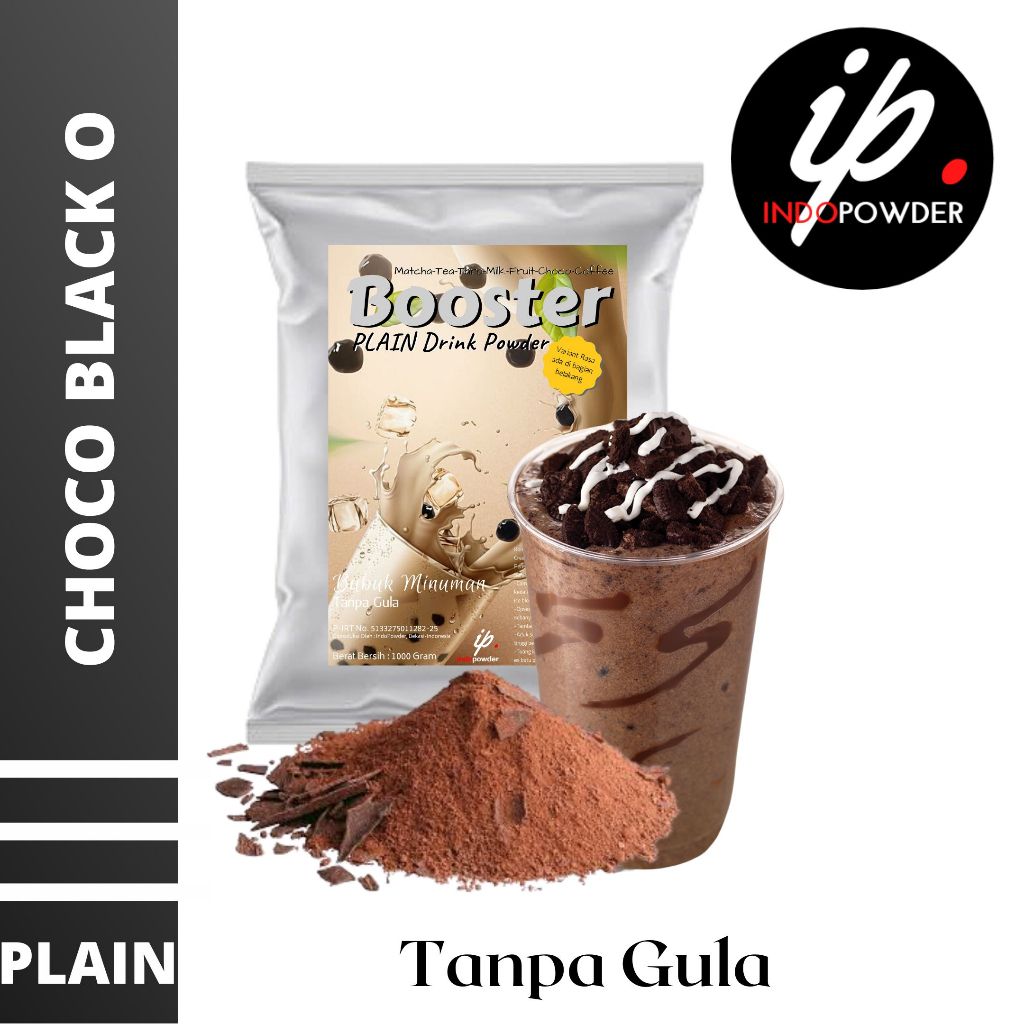 

Bubuk Minuman TANPA GULA CHOCO BLACK O 1Kg - Bubuk PLAIN COKLAT BLACK O 1Kg