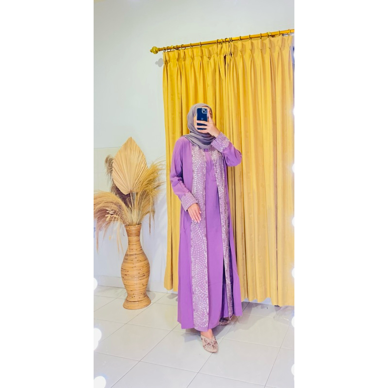 ABAYA LILAC/ARABIAN DRESS/GAMIS/DRESS