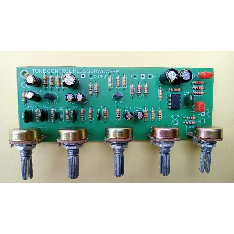 KIT TONE CONTROL MONO VOLUME,BAS,TRIBEL,MIDEL,SUBWOOFER