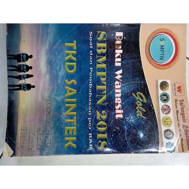 Preloved Buku Wangsit SBMPTN 2018 TKD Saintek Oleh jeroanayam Education Enthusiast