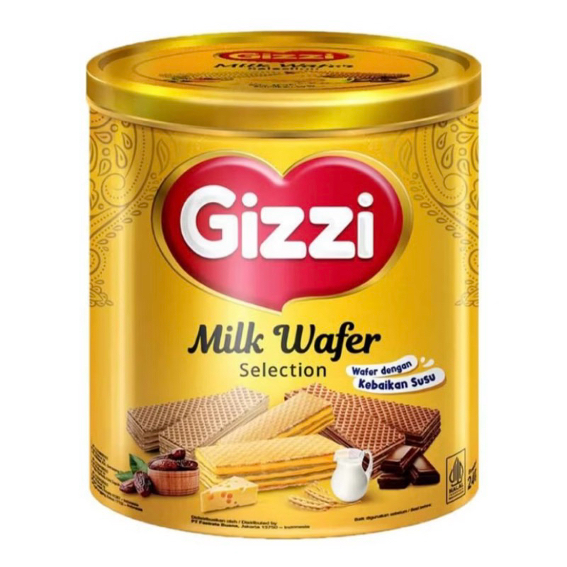 

Gizzi Milk Wafer Selection Kaleng 240 gram