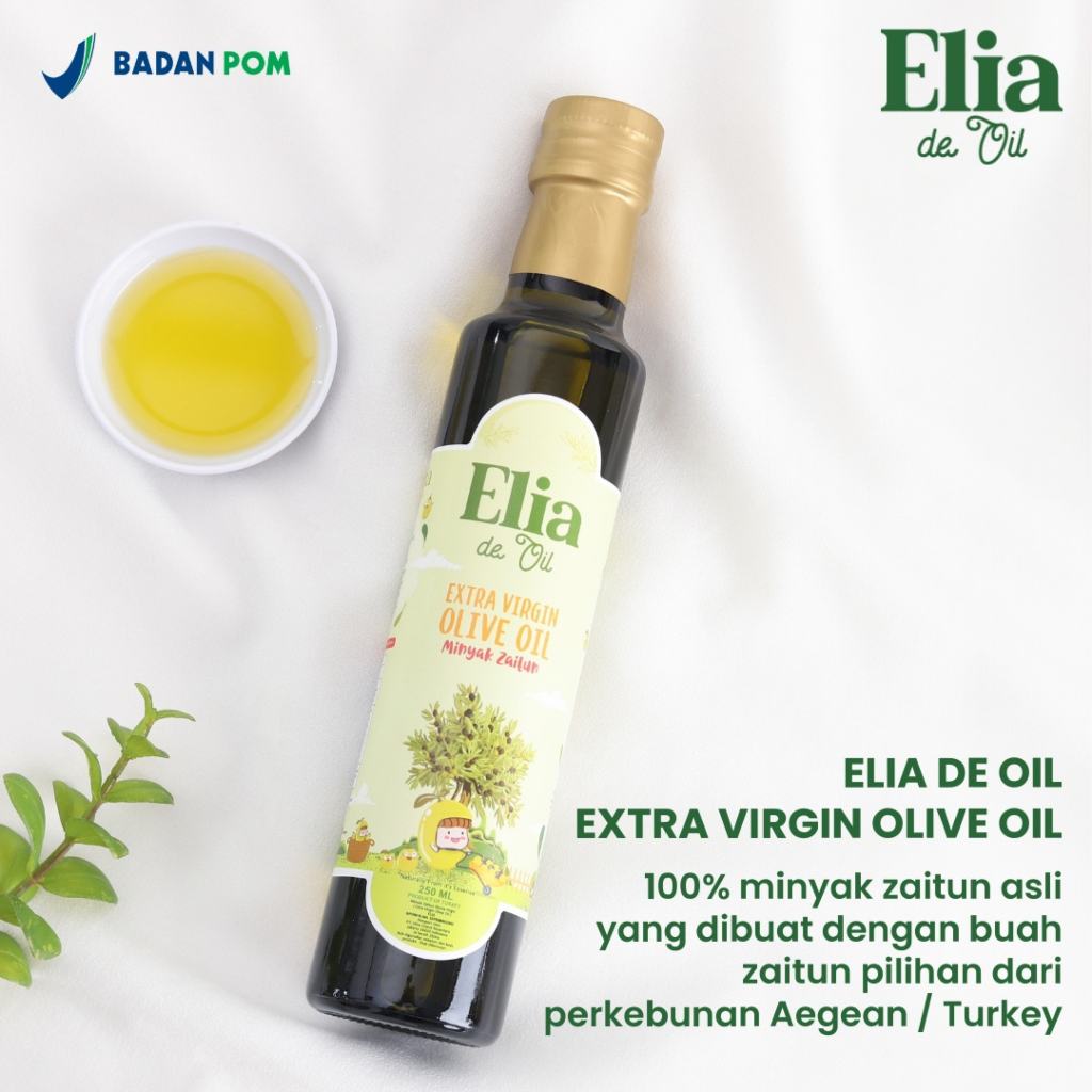 

JKL ELIA DE OIL Paket 3 Botol Olive Oil / Extra Virgin Olive Oil / Minyak Zaitun / EVOO