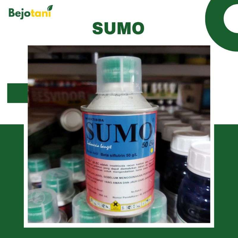SUMO 50EC Insektisida Racun Kontak Lambung Pengendali Hama Kutu Daun Lalat Buah Ulat Grayak Cabai To