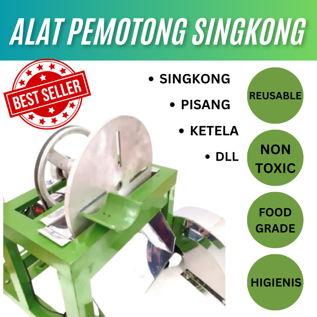 ALAT PEMOTONG KERIPIK SINGKONG - MESIN PEMOTONG KERIPIK  - PARUTAN KERIPIK SINGKONG - ALAT PERAJANG 