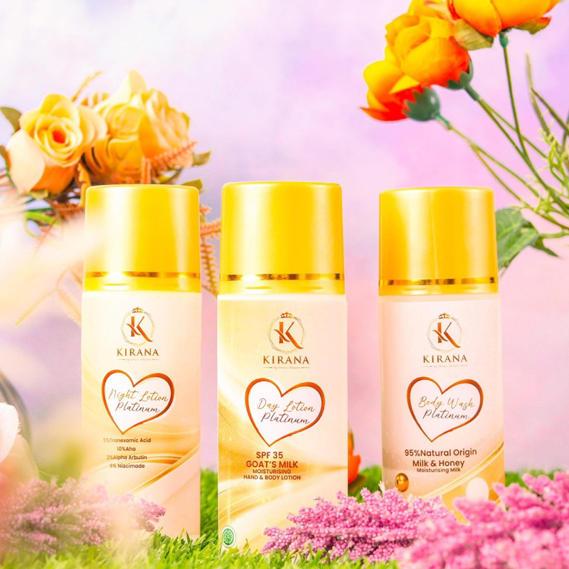 PAKET PLATINUM / LOTION PLATINUM / DAY LOTION PLATINUM / NIGHT LOTION PLATINUM / BODY WASH PLATINUM 