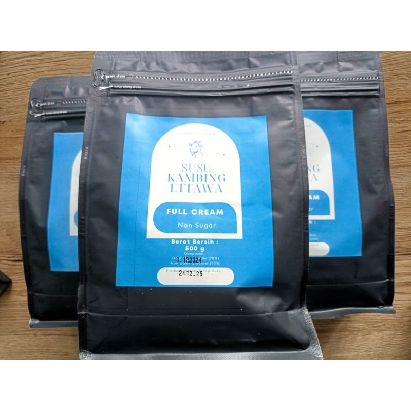 

Susu Kambing Etawa Bubuk Original Plain Super Premium Susu Kambing Tanpa Gula 500 gr