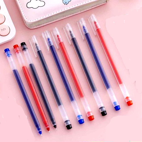 

Pulpen Gel 0.5mm Bolpoin Pena Pulpen Tinta Gel Cair Pena Transparant Pen Gel