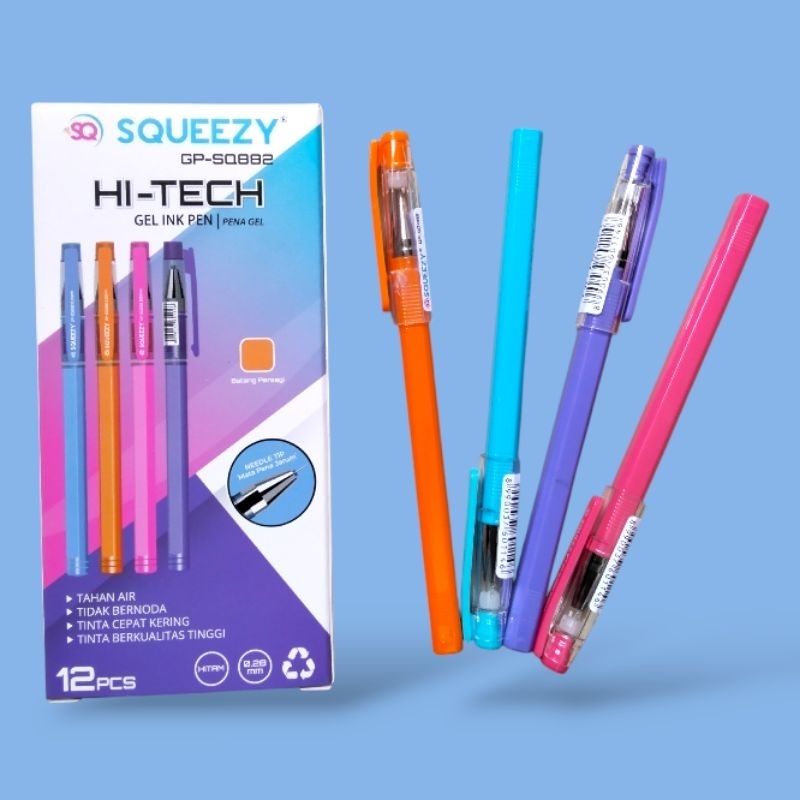 

Pen Gel Hi-Tech Squeezy GP-SQ882 (Isi 12 pcs)