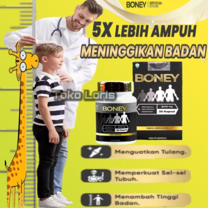 Boney kapsul peninggi badan herbal original