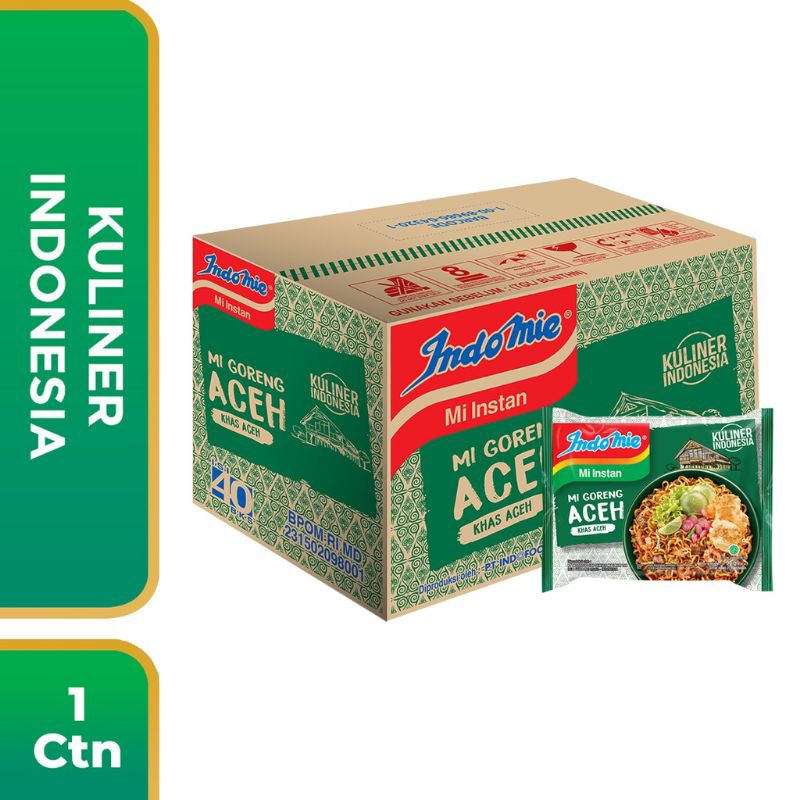 

Indomie Goreng Aceh / 1 kartn 40pcs