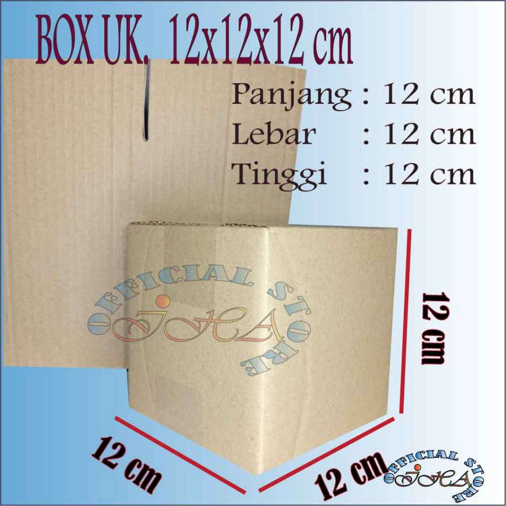 

Kardus ukuran 12x12x12 cm box packing paket online murah dus packaging karton box