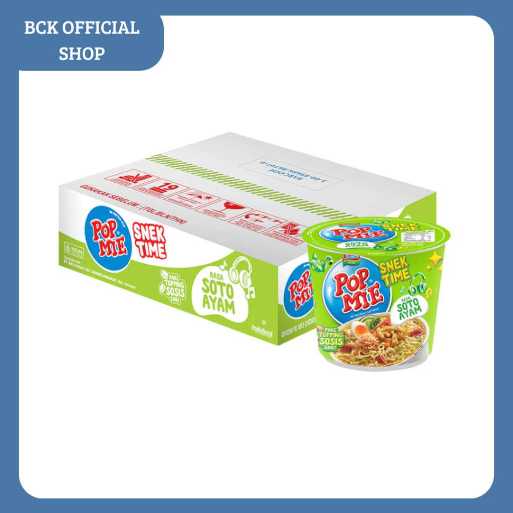 

Pop Mie Mini Snek Rasa Soto 12x40gr (KARTON)