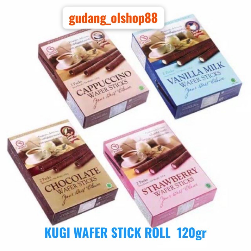 

[GOS] Biskitop Astor KUGI Wafer Stik 120gr -KUGI Wafer Premium Stik Roll Renyah Gurih Jajanan Favorit Anak-Anakdan Dewasa