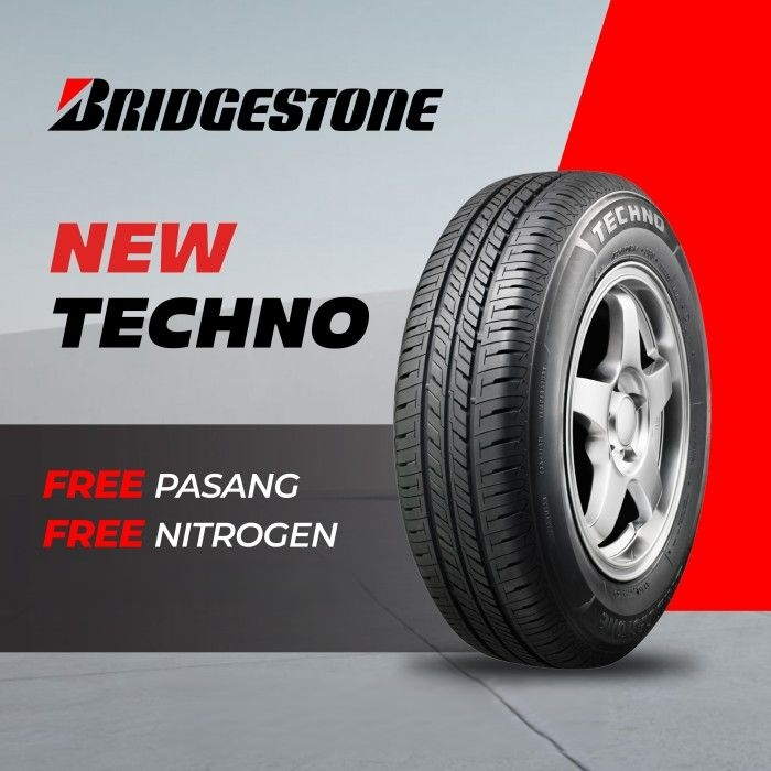 Ban Mobil BRIDGESTONE TECHNO TECAZ 175/65 R14 Ban Mobil Ayla Calya Sigra Sirion Brio Ring 14