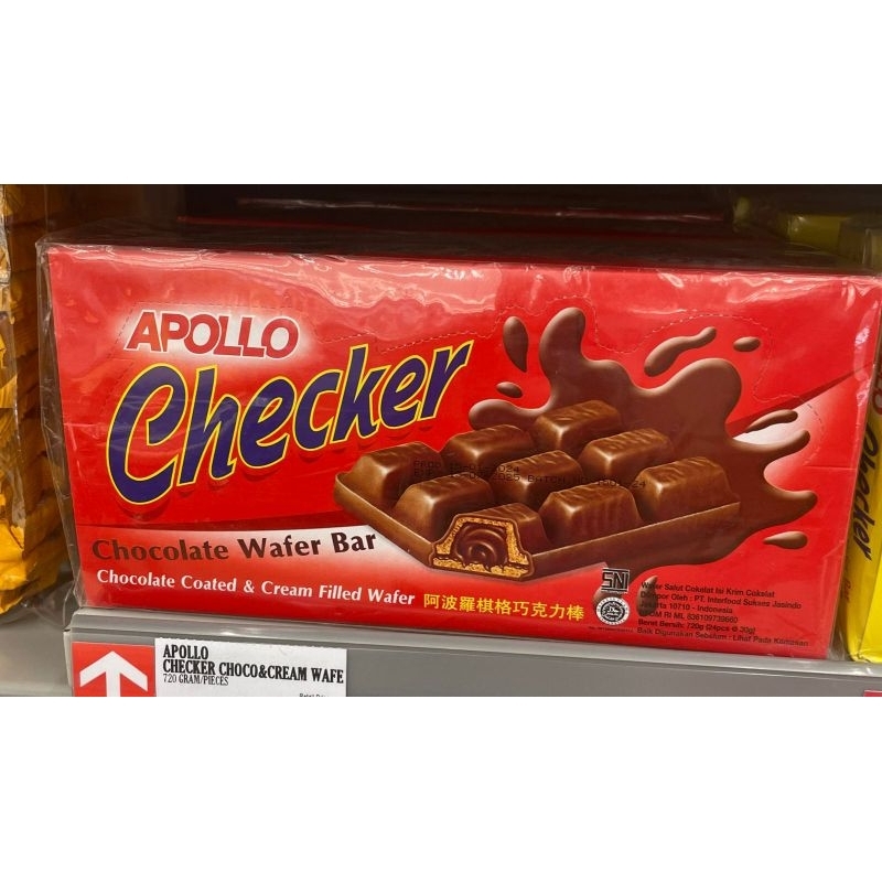 

Apollo Checker chocolate Coated & Cream Filled wafer