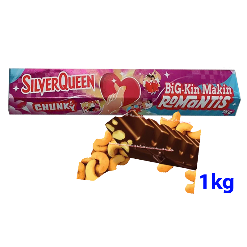

Silverqueen Chunky 1Kg Coklat Silver Queen Ukuran Besar Jumbo I Love You For Big-Kin Manis Romantis Momen Jadi Manis Cokelat Valentine 1 Kilo 1 Kg Chungky