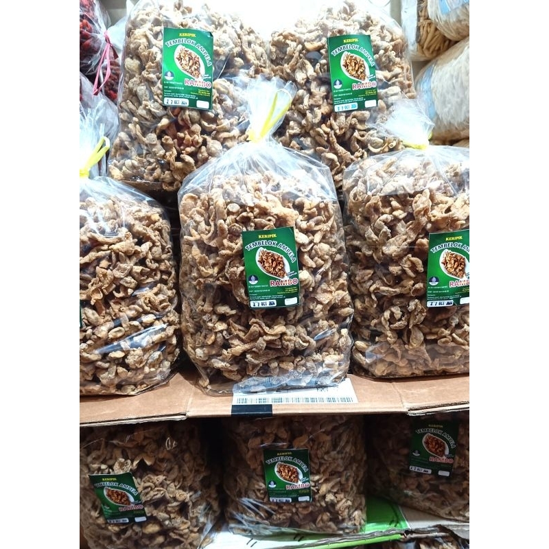 

keripik tembelok kemasan 2 kg