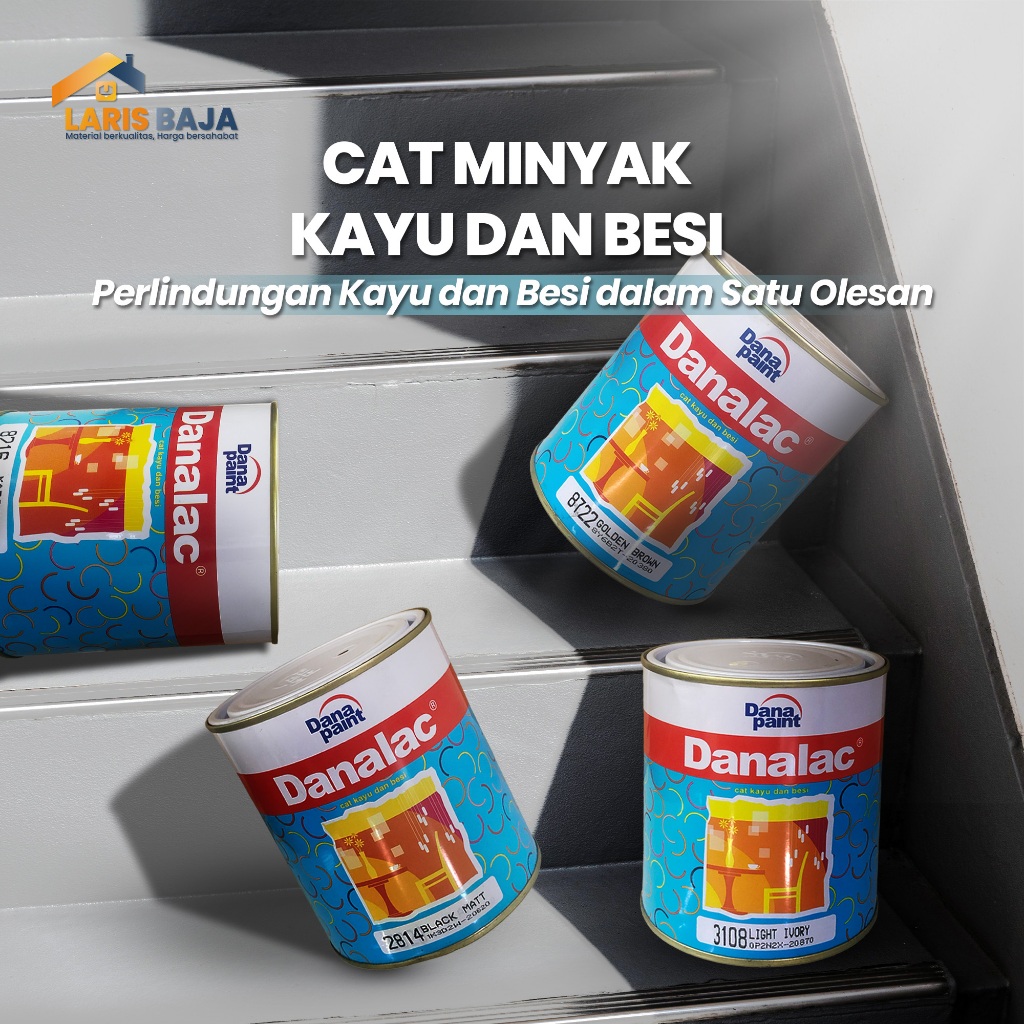 

Cat minyak kayu dan besi danalac