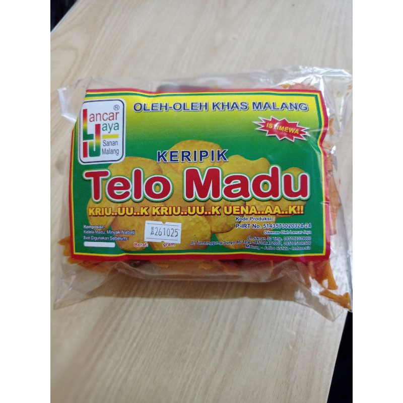 

Keripik Telo / Keripik Ubi / Telo Ungu / Telo Madu