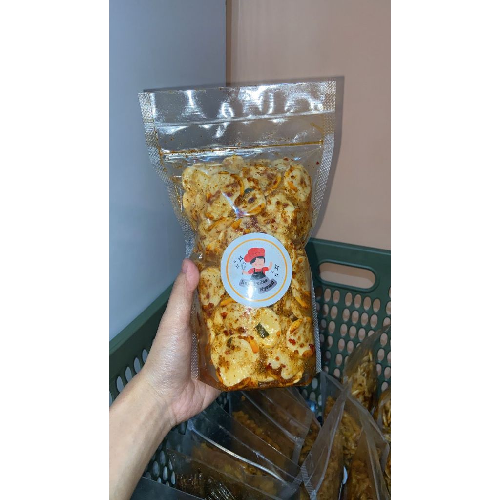 

Seblak kering pedas daun jeruk 200gr-Pedas gurih