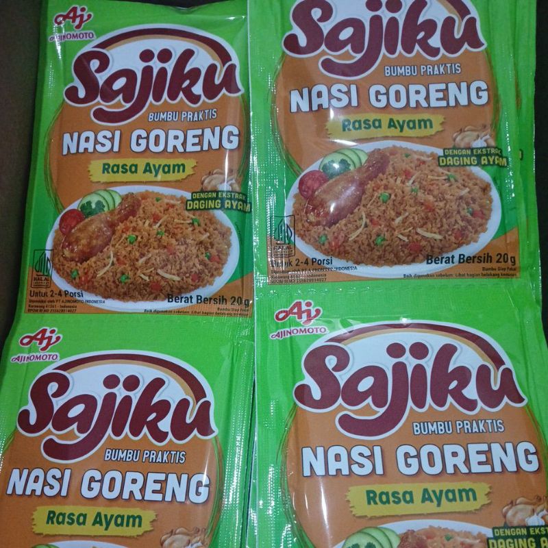 

Sajiku Bumbu Praktis NASI GORENG 20g Rasa ayam