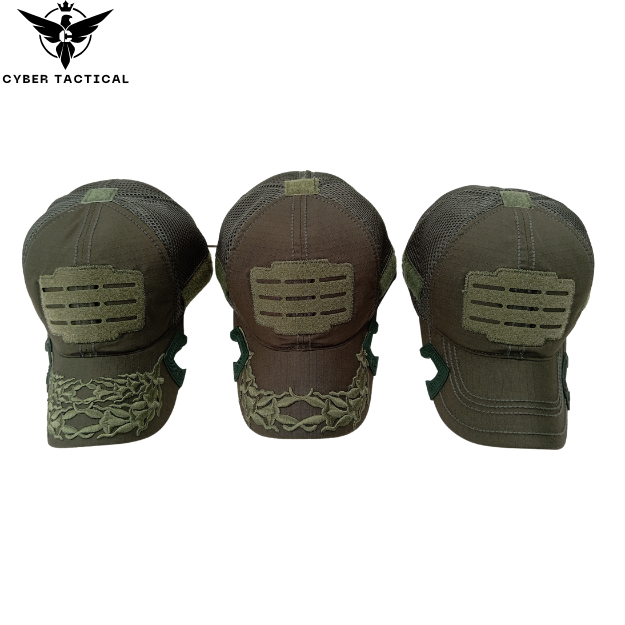 TOPI COAK KOMBINASI HIJAU LASER POLOS BORDIR PAMEN PATI