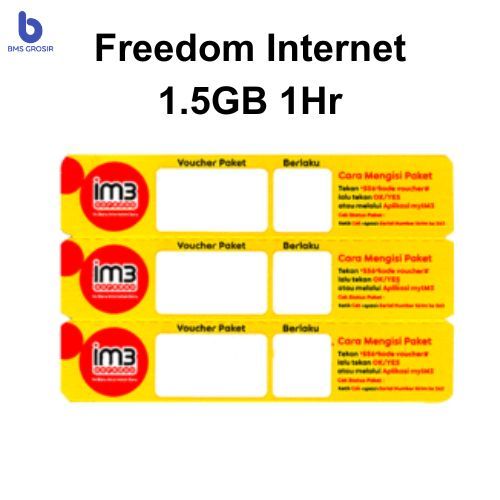 Voucher Indosat Freedom Kuota Harian 1.5GB 1Hr Jatim