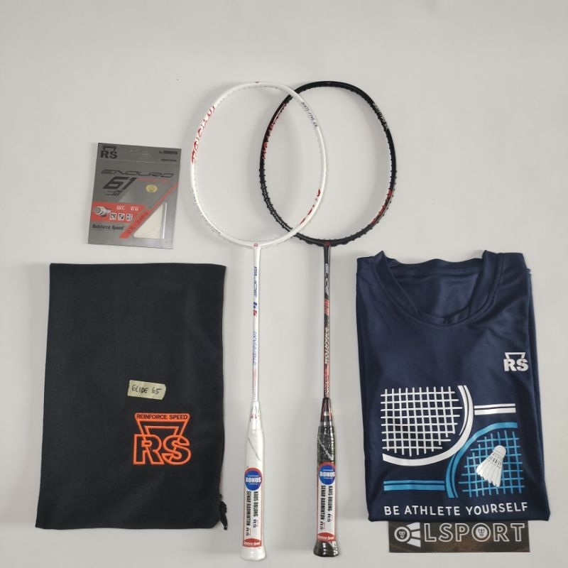 Raket RS GLIDE 62 PHANTOM DAN GLIDE 65 INVISIBLE  FREE SENAR,TAS DAN KAOS ORIGINAL 100%