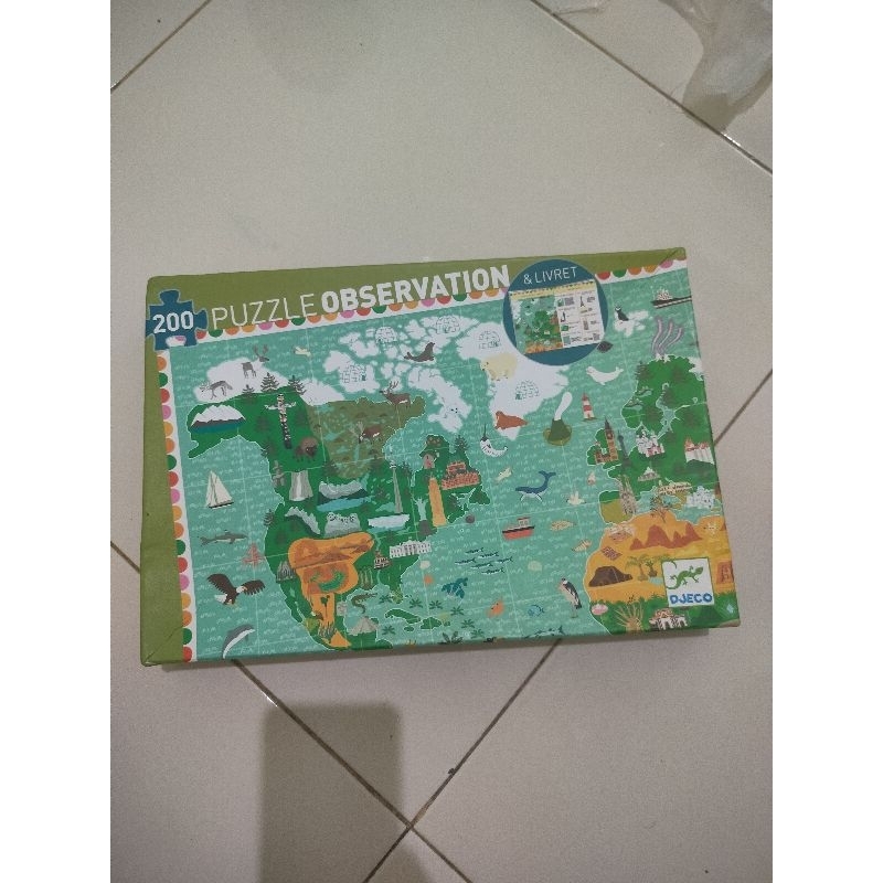 Puzzle Observation DJECO 200 pcs Preloved