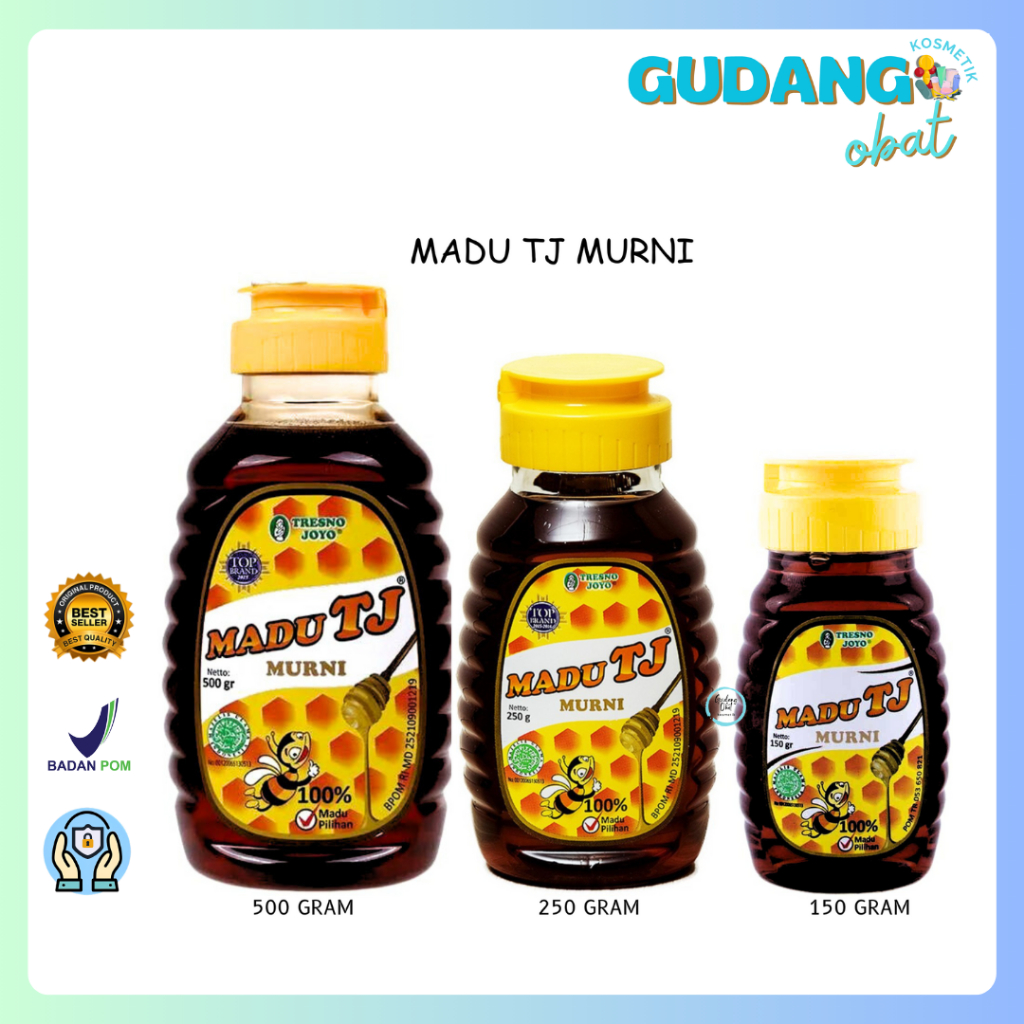 

Madu TJ Murni 150 ml, Madu TJ Murni 250 ml, Madu TJ Murni 500 ml - Madu Tresno Joyo