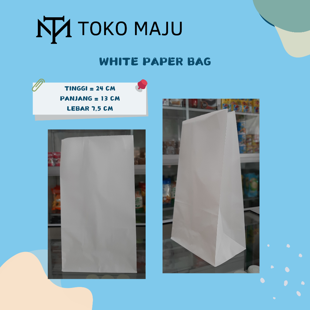 

[100 Pcs] Paper Bag Kantong Kertas Kantong Roti Fried Chicken Snack Kantong Kemasan Detpak Best Fresh