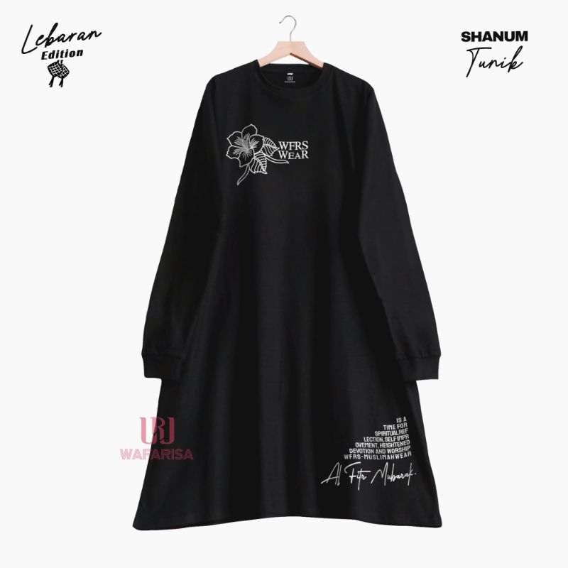 WAFARISA Tunik Spesial Edisi Lebaran IdulFitri ramadhan. Baju Terbaru Kekinian Bahan Kaos
