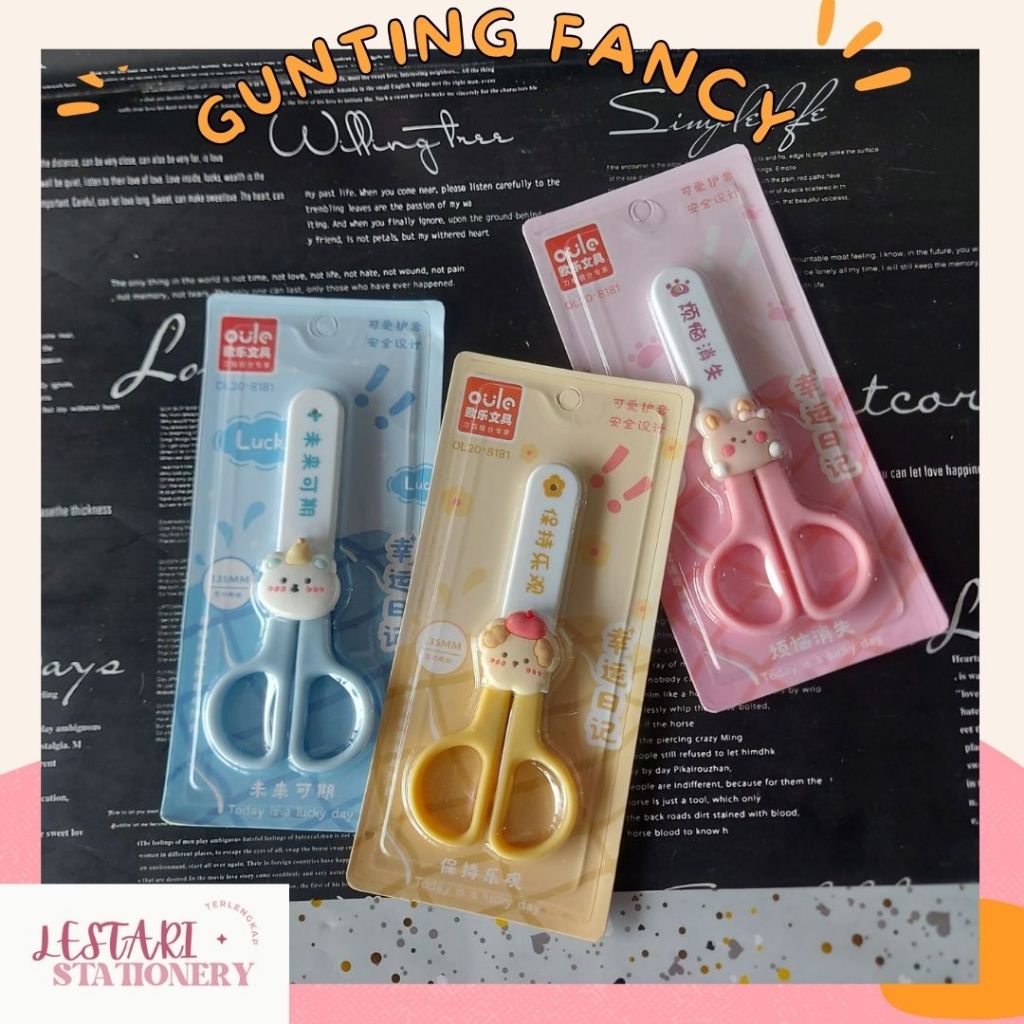 

Gunting Kertas OULO 8181 |Gunting Kertas Fancy Lucu | Gunting Kertas Anak-anak | Gunting Unik Anak | Lestari Stationery