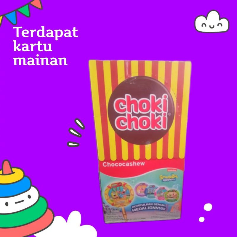 

1 box Choki Choki choco cashew