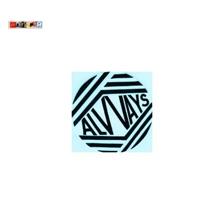 

sticker band ALVVAYS logo stiker indie dream pop