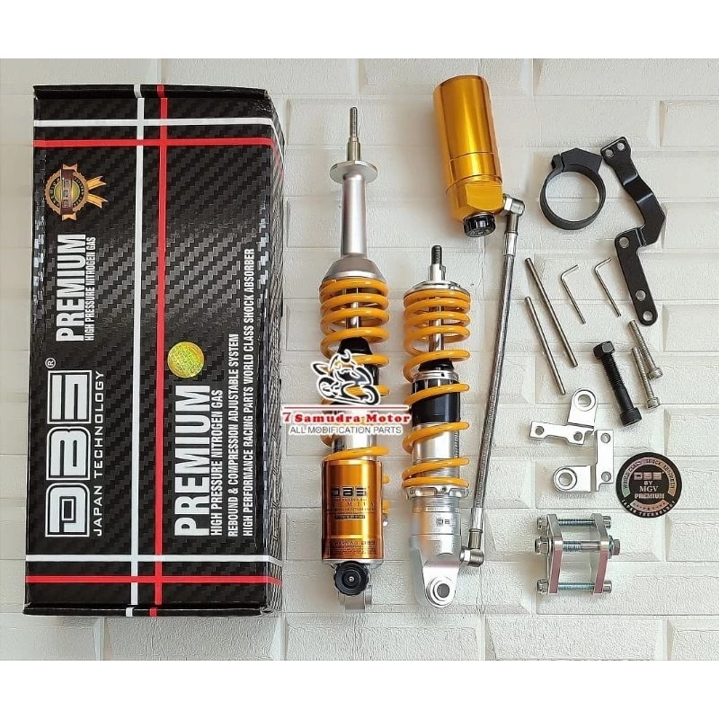 Shock DBS 611 Premium Klik Compression Vespa Sprint Shockbreaker Click kompresi
