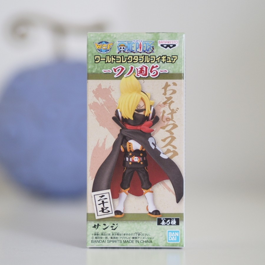 One Piece WCF Vol 5 Sanji Osoba Mask Black Stealth Wanokuni Bandai Spirits Banpresto Original Figure