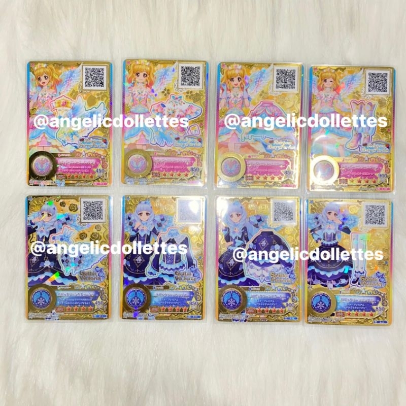 [RAINBOW ETOILE BOOKED] Aikatsu Stars SPR Rainbow Étoile & Rosetta Thorn Lily Shirogane (SUPER RARE)