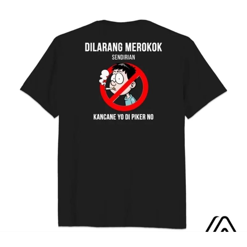 KAOS/TSHIRT DISTRO PRIA (DILARANG MEROKOK ) PREMIUM