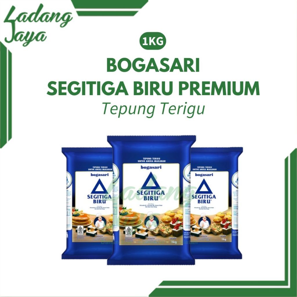 

Bogasari Tepung Segitiga Biru 1kg