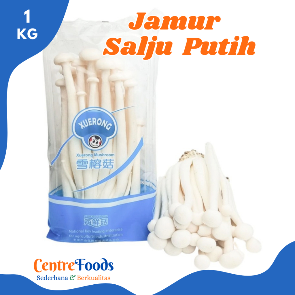 

JAMUR SALJU Putih - Snow White Mushroom Fresh | 150gr [ Harga Per BKS ]