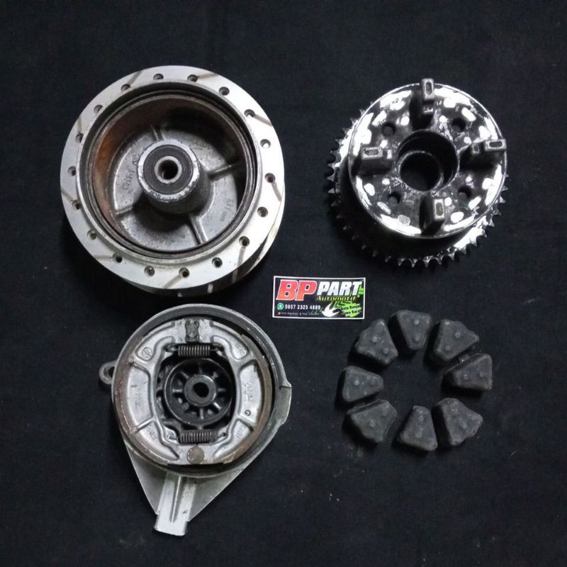 tromol belakang Verza MP mono seat tinggal pasang pelek