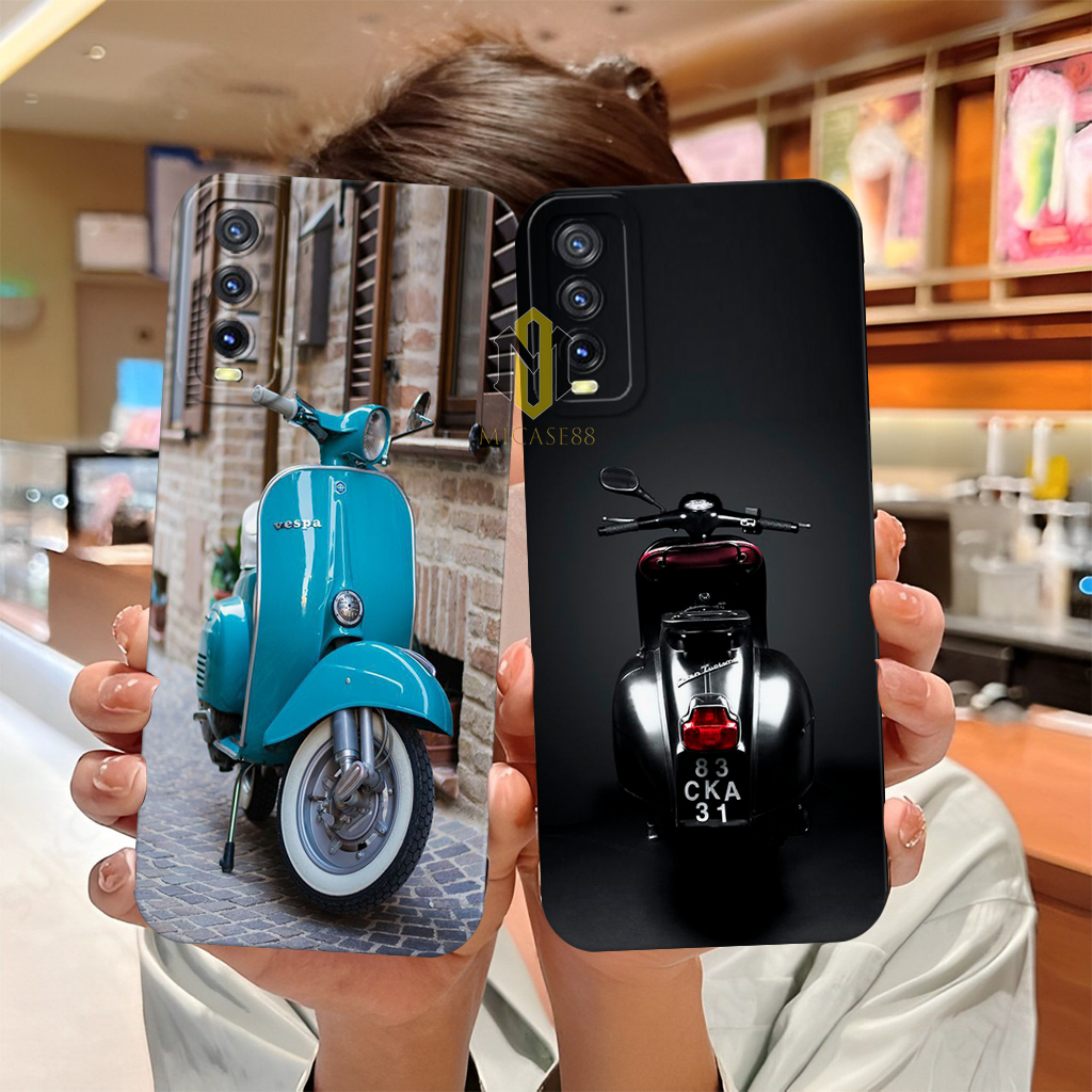 Softcase Vivo Y20 / Y12s / Y20s Terbaru - Case Cowok Premium - Case Vivo - Silikon Pro Camera - Akse