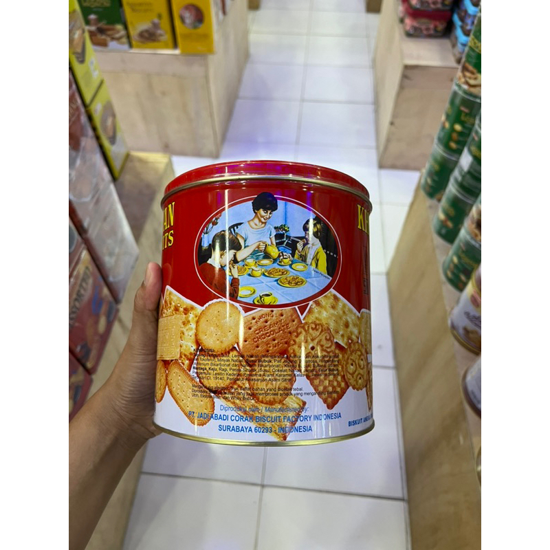 Khong Guan Biscuits Kaleng Kecil 700gr | Khong guan Red Mini | Khong Guan | Jajan Kaleng | Jajan Leb