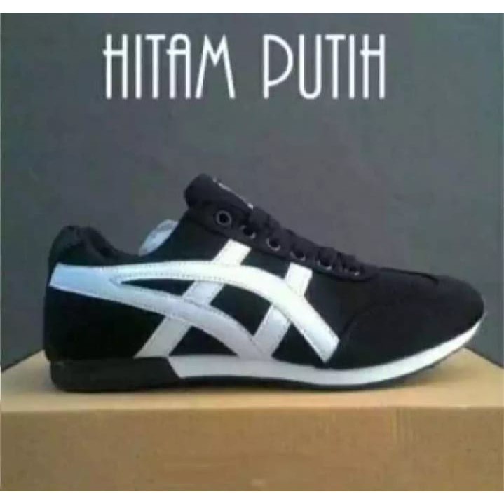 Sepatu jogging pria santai ASIC Casual Joging Olahraga Sekolah Kuliah Fashion Sport Trend Stylish Ka
