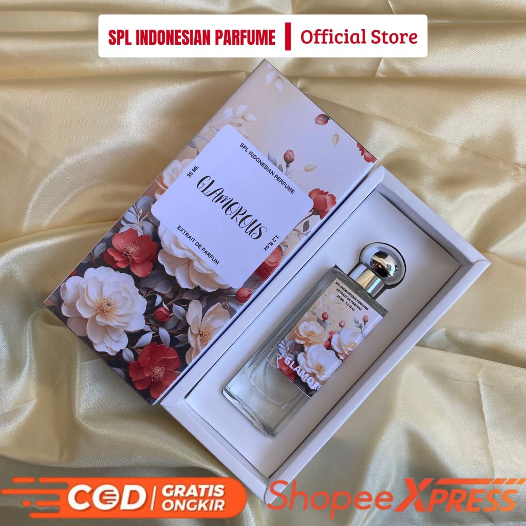 Parfum GLAMOROUS Edition by SPL Indonesia | Parfum Wanita Original | Extrait De Parfum 35 ML