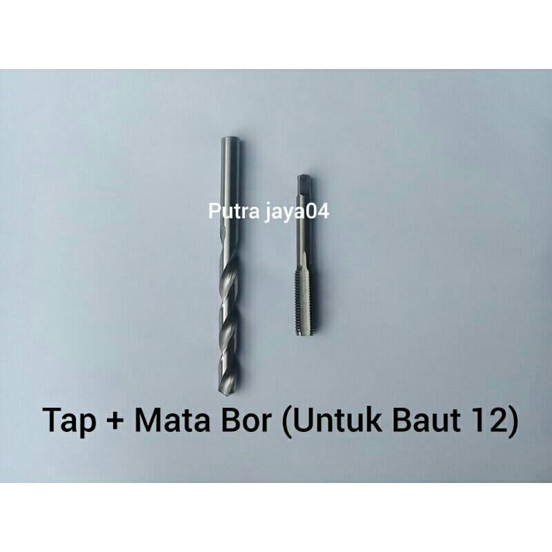Tap Senai Mata Bor untuk Baut 12 Pembuat Drat