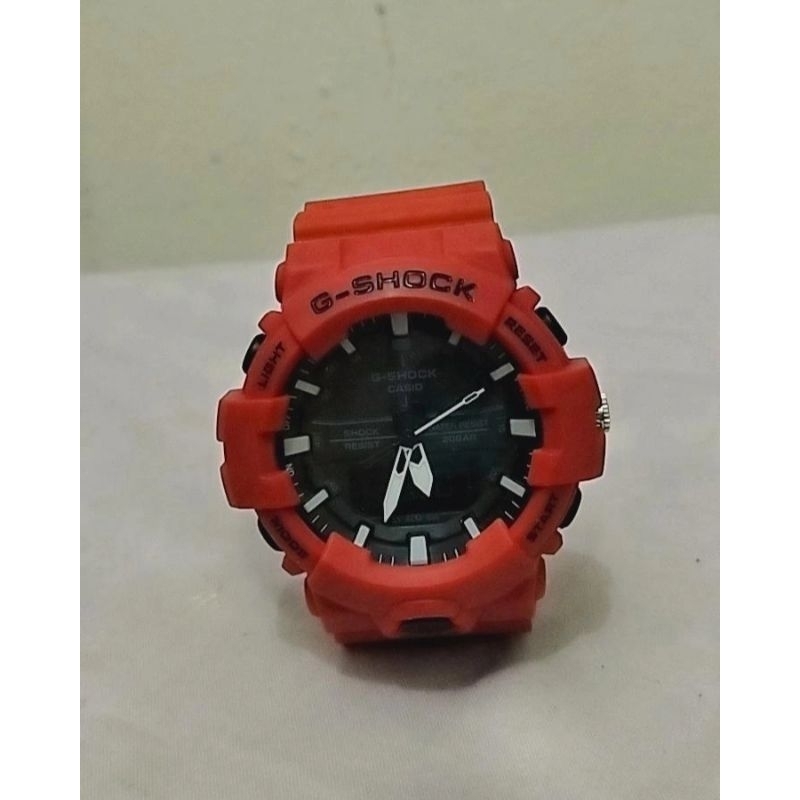 Jam tangan Pria G-Shock wr 20Bar Red